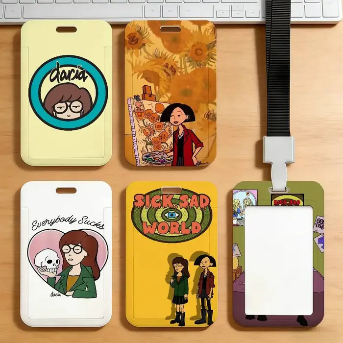 Porte-cartes D-Daria à motif dessin animé