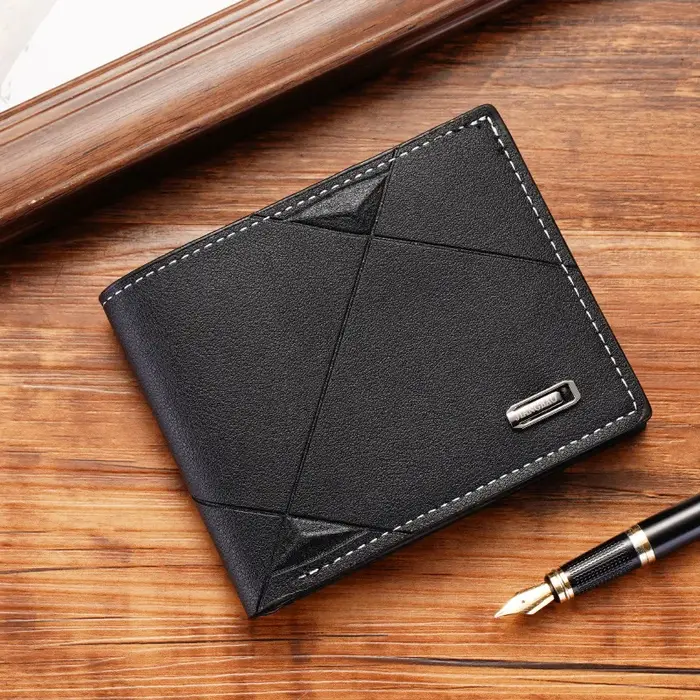 Nouveau portefeuille pour hommes, court, multi-cartes, mode, décontracté, portefeuille, homme, jeune