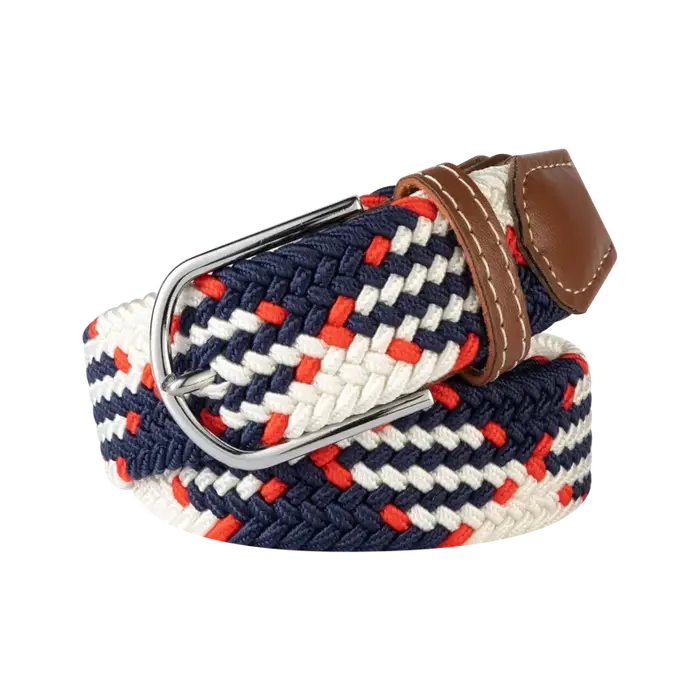 3.3cm x 107cm unisexe ceinture décontracté tricoté boucle ardillon hommes