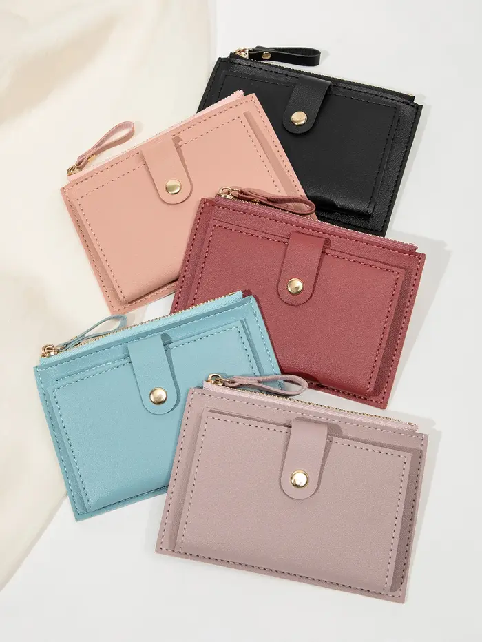 Sac à cartes court minimaliste et à la mode pour femmes