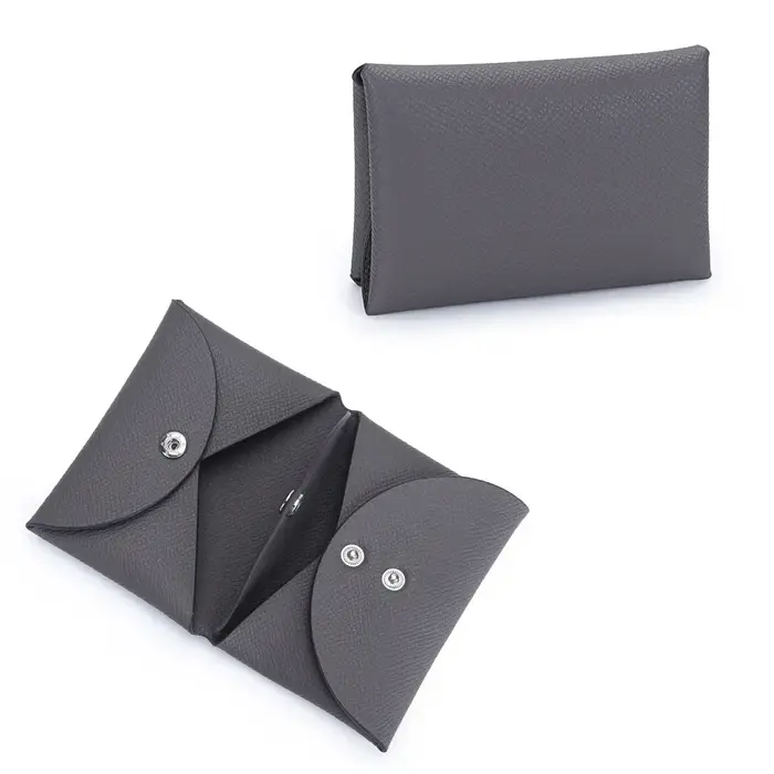 Mini porte-monnaie en cuir véritable