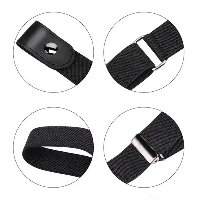 Ceinture élastique sans boucle pour femmes