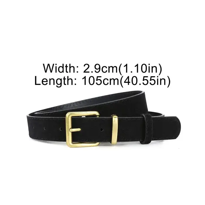 Ceinture en cuir suédé pour femmes