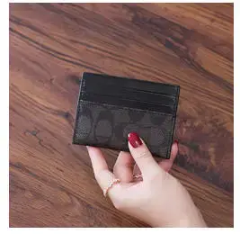 Portefeuilles de luxe pour femmes, porte-cartes multifonction en cuir PU, petit sac à cartes, porte-