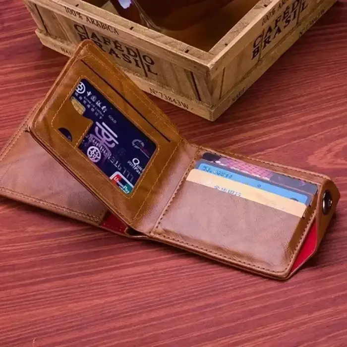 Portefeuilles pour hommes avec 100 dollars américains motif portefeuille homme en cuir Walet Photo porte-carte mode