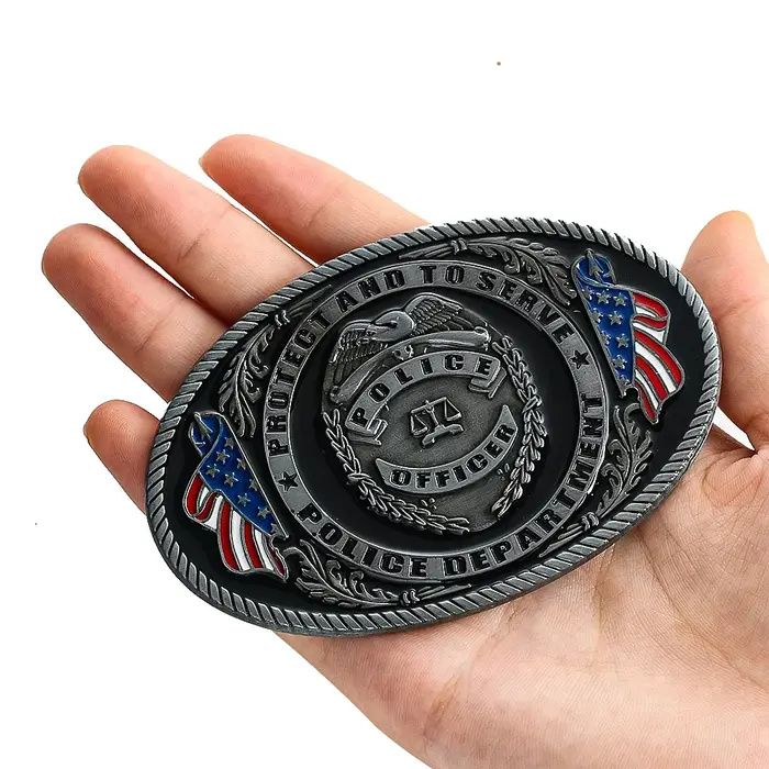 Ceinture en alliage American Feel Police Officer pour hommes