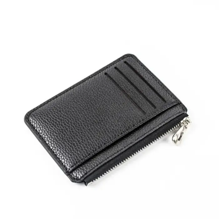 Porte-cartes de visite en cuir PU pour femmes et hommes