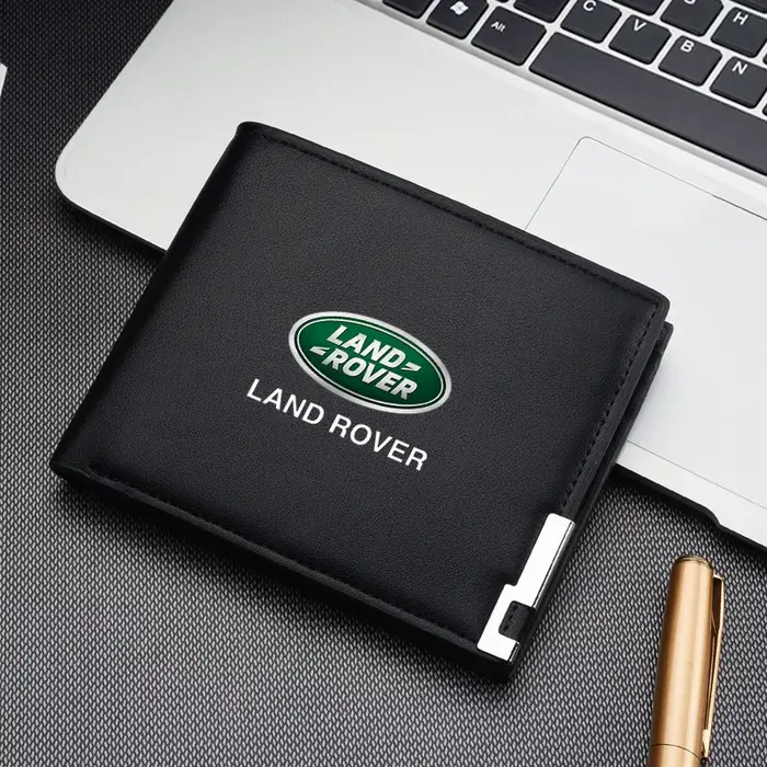 Portefeuille professionnel en cuir PU pour permis de conduire et cartes de crédit, pour Land Rover D