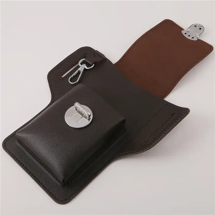 Sac de ceinture de téléphone en cuir Pu multifonctionnel