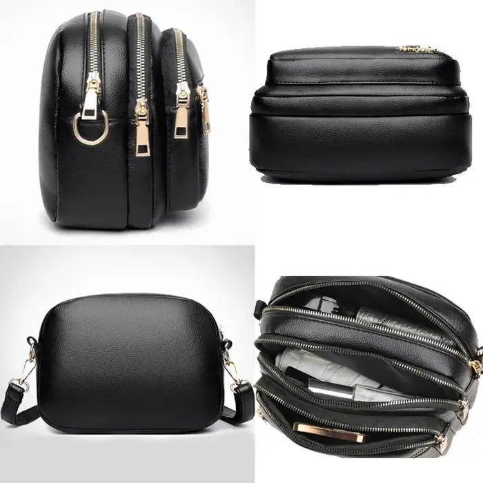 Sac à main en cuir souple de haute qualité pour femmes
