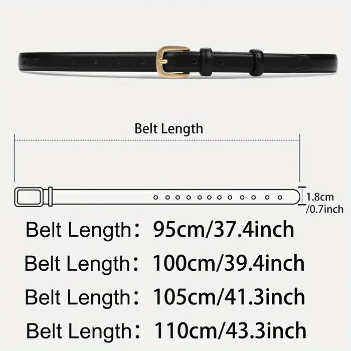 Ceinture noire pour femmes
