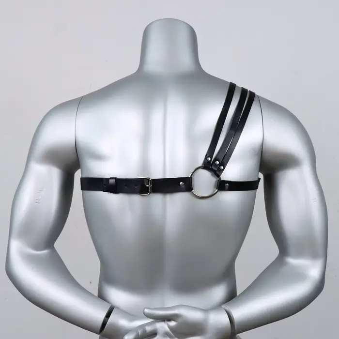 Ceinture punk pour homme - Accessoire de chemise formelle réglable
