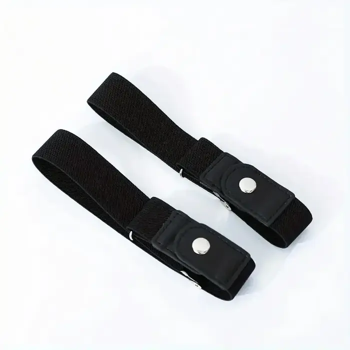 2 pièces/ensemble sans boucle ceinture élastique pour femmes hommes unisexe