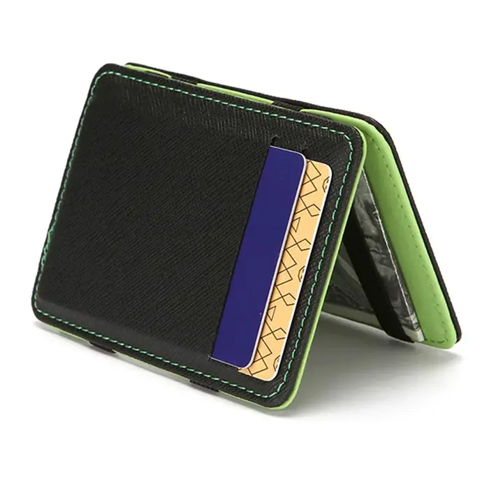 Mini portefeuille en cuir PU pour hommes