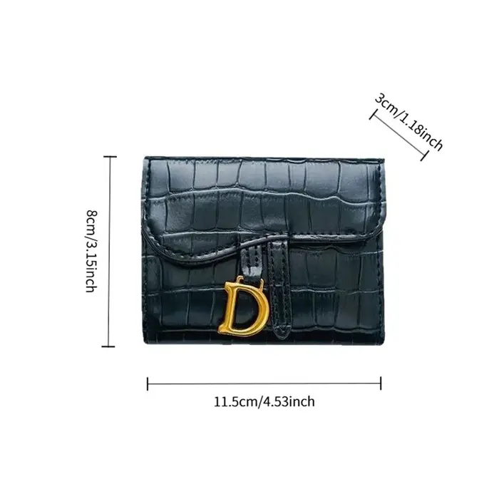 Nouveau porte-cartes accordéon à motif crocodile européen et américain