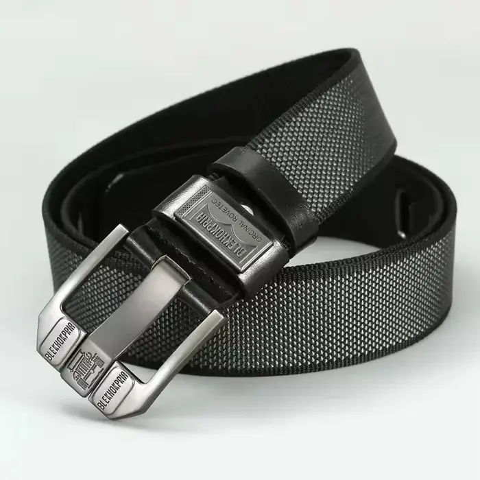 Ceinture en toile rétro de haute qualité pour hommes