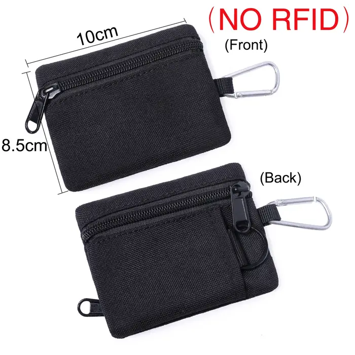 Portefeuille multifonctionnel avec blocage RFID pour hommes, pince à billets, porte-carte, porte-mon