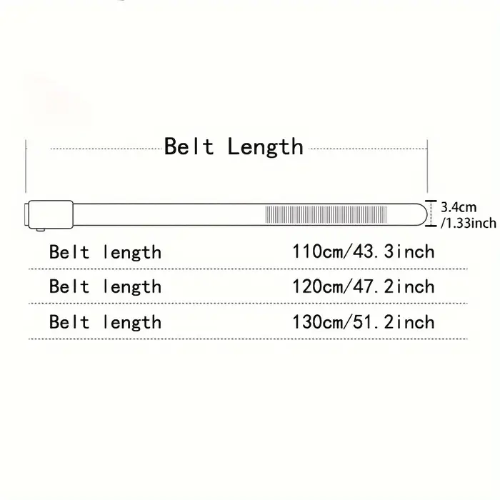 Ceinture en Nylon pour hommes