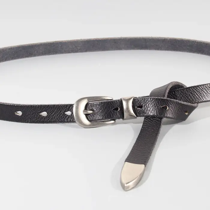 Ceinture décorative nouée pour femmes, Section fine étendue, jupe Slim assortie avec tout, ceinture 