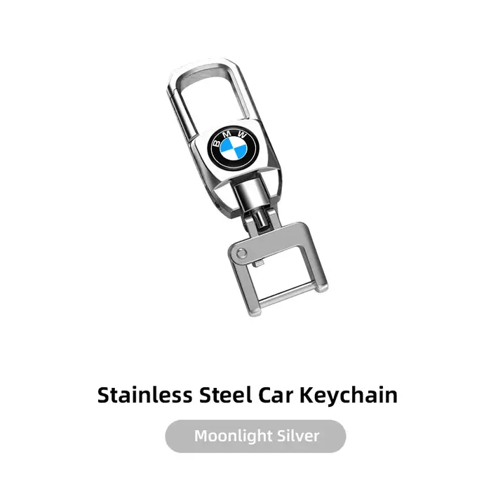 Porte-clés de voiture en métal avec boucle de ceinture et mousqueton pour BMW X1 X2 X3 X5 X4 X6 X7 G30 G20 G32 G11 G12 F40 F30 F20 F10 F34 F07 F44