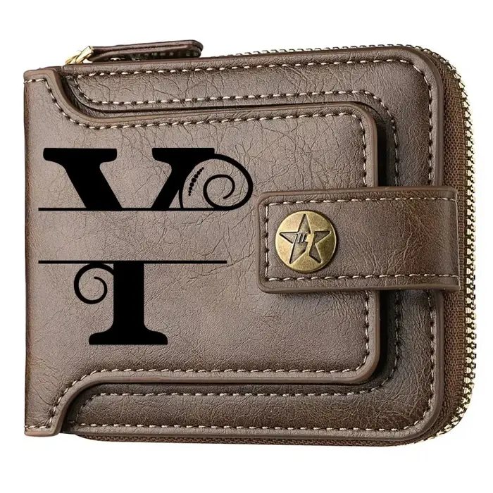 Portefeuille personnalisé pour homme avec nom