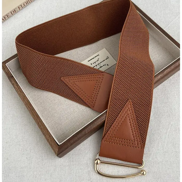 Ceinture avec ceinture élastique pour femmes