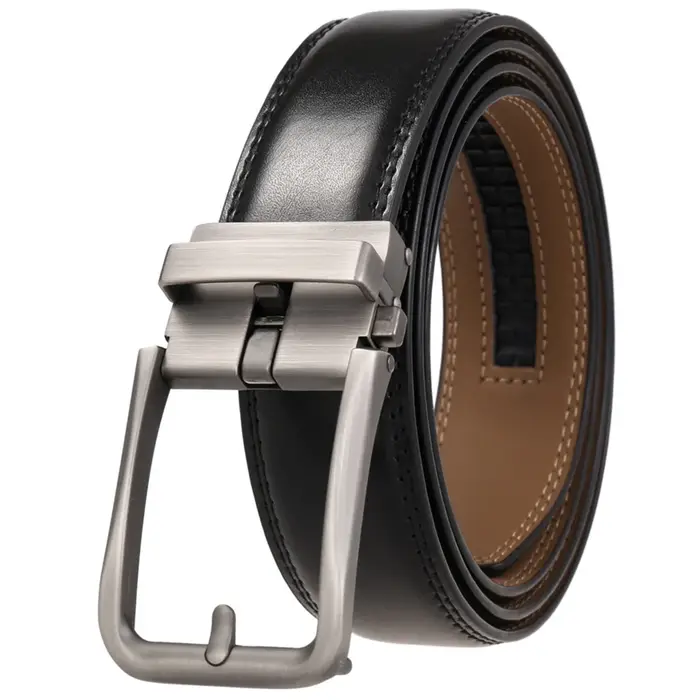 Plyesxale ceintures en cuir véritable pour hommes ceintures pour hommes ceinture de luxe à cliquet a