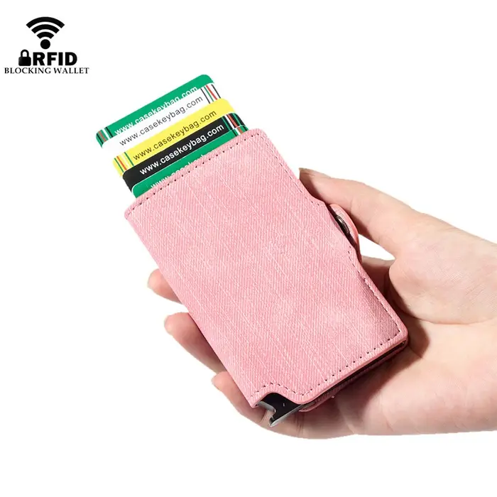 Porte-cartes en cuir à la mode pour femmes