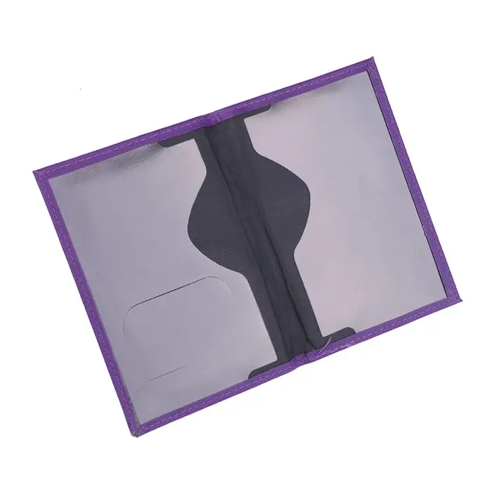 Couverture de passeport français en cuir PU