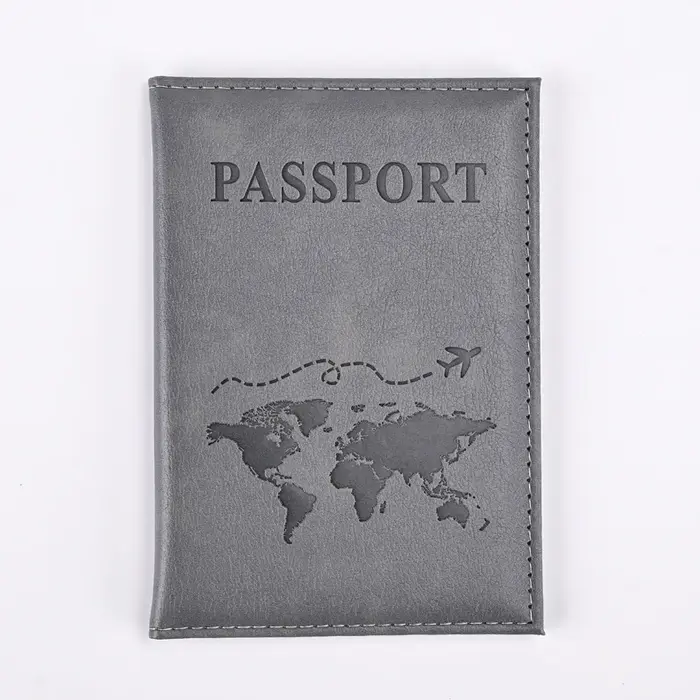 Porte-passeport en PU coloré