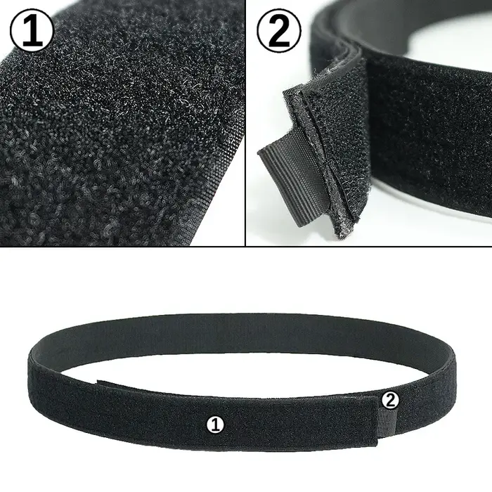 Crochet à boucle Simple EDC/ceinture intérieure ceinture tactique Velcro réglable 82-108cm