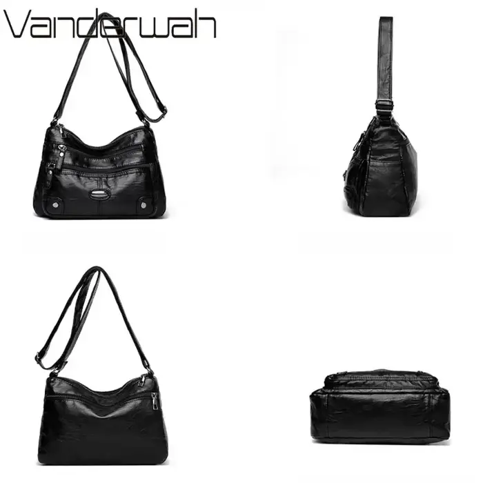 Sac à bandoulière en cuir pour femmes