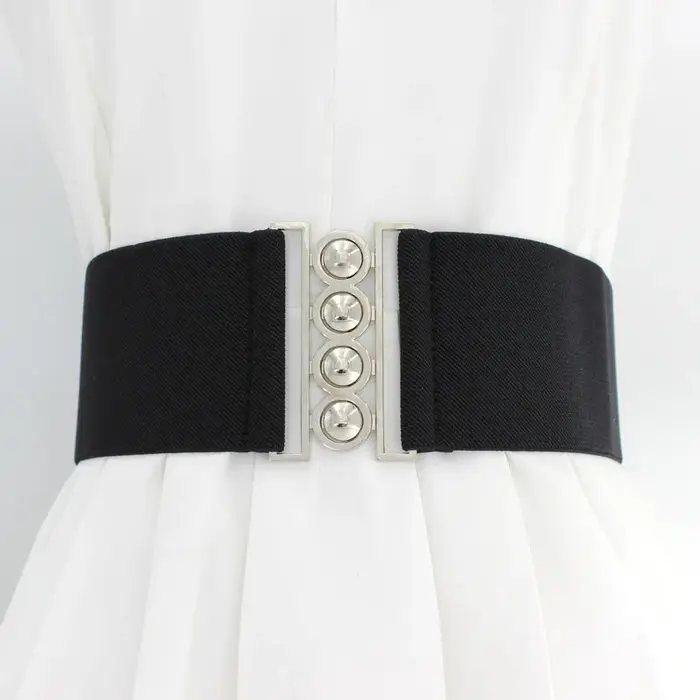 Ceinture large élastique pour femme