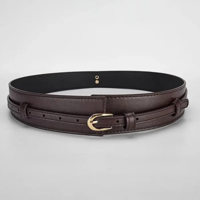 La ceinture de taille pour femme est une ceinture large pour pantalon