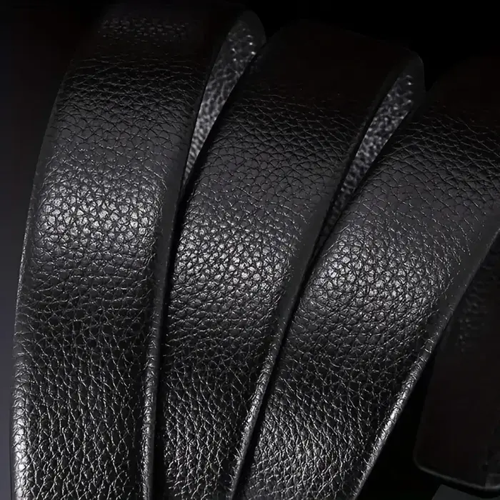 Ceinture pour hommes d'affaires de mode véritable marque de luxe ceinture à boucle en métal ceinture souple en cuir PU de haute qualité avec pantalon Cargo jean