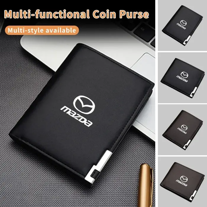 Portefeuille organisateur de permis de conduire et de cartes d'assurance pour Mazda 3 6 CX-5 CX-30 Atenza Axela CX-90 CX-60 CX-3 CX-7 MX-5 2 5 Acc