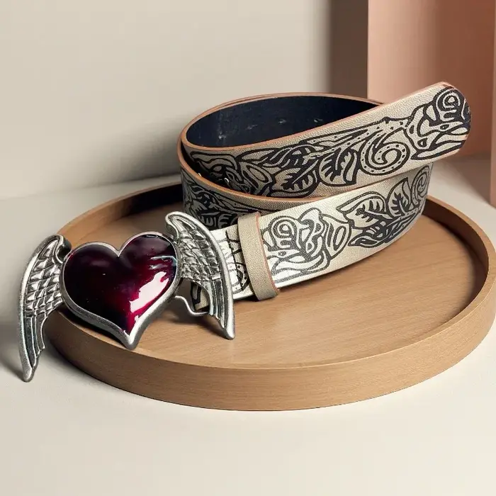 Ceinture pour femme de style punk rétro à la mode