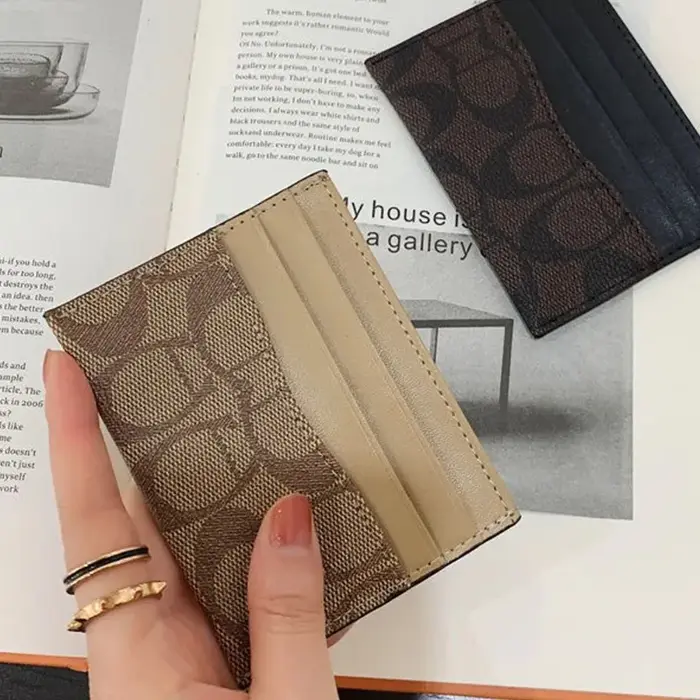 Porte-cartes multifonctionnel de luxe pour femmes