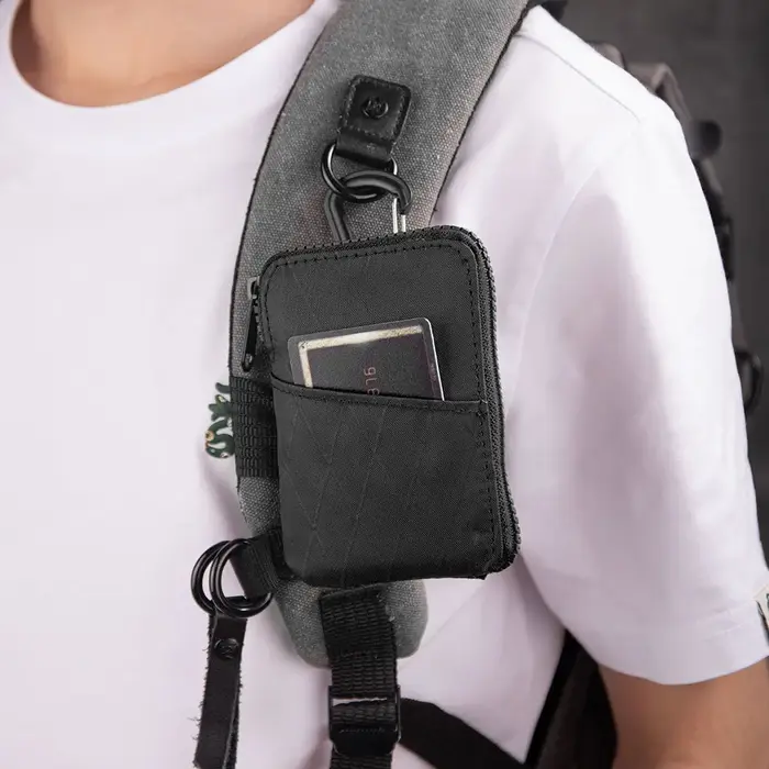 Pochette pour cartes zippée – Utilisez comme porte-cartes