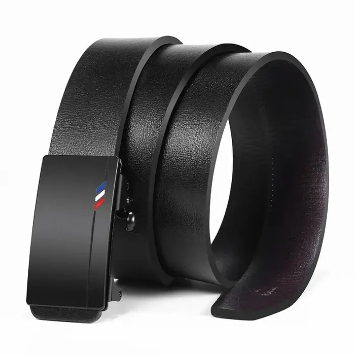Nouveau produit ceinture hommes de haute qualité sans dents boucle automatique décontracté hommes ce