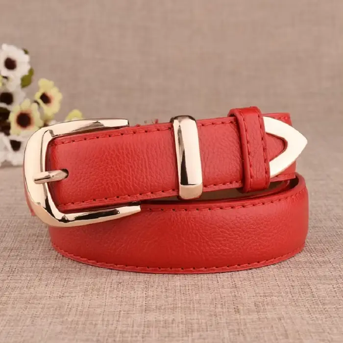 Ceinture de pantalon en cuir pour femmes