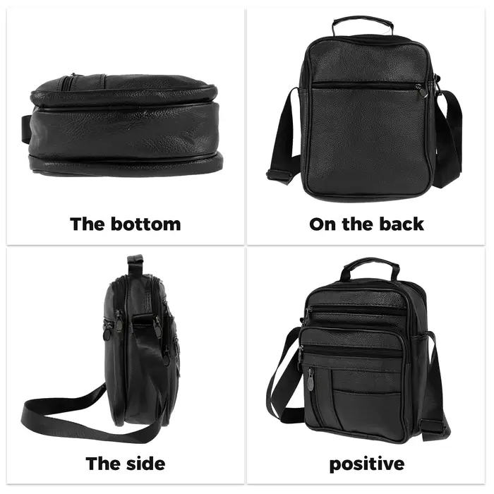 Sac à bandoulière en cuir pour hommes