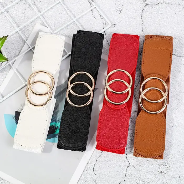 Nouvelle ceinture élastique large pour femmes