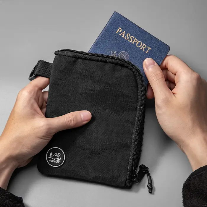 Porte-passeport multifonctionnel, portefeuille de voyage, organisateur Portable, porte-monnaie, étui pour cartes, portefeuille pour passeport pour espèces, cartes de crédit