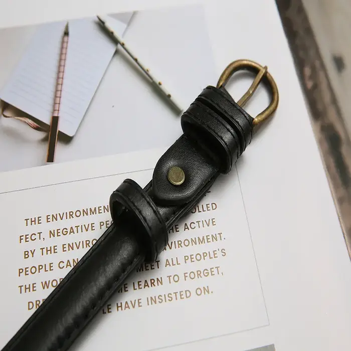 Ceinture classique en cuir de haute qualité pour hommes, boucle ardillon en alliage, jean assorti po