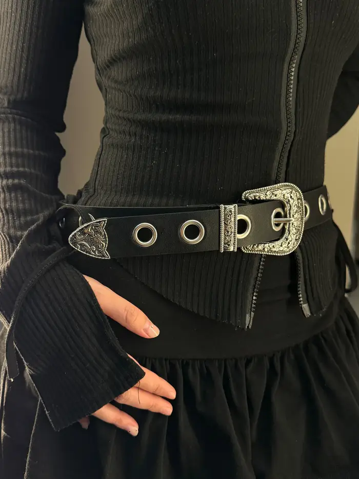 Ceinture en cuir large pour hommes et femmes