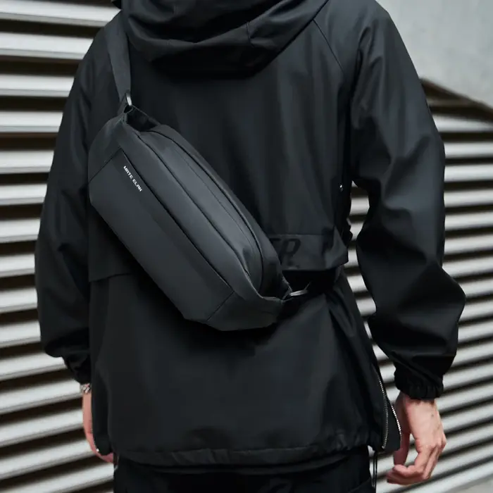MATE ELAN solide imperméable hommes bandoulière sac à bandoulière quotidien voyage sport Fanny Pack 