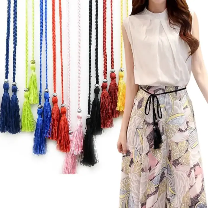 Ceinture tressée pour femme