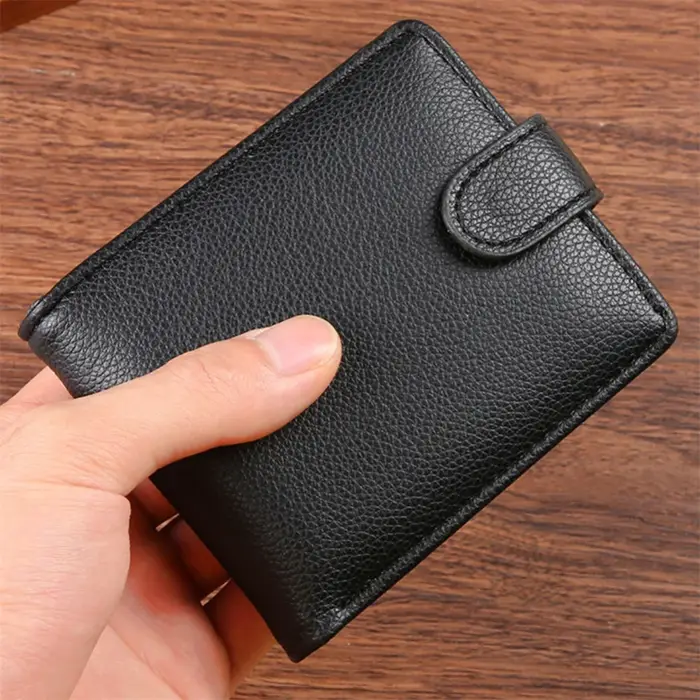 ISKYBOB portefeuille pour hommes plusieurs fentes pour cartes ID/porte-carte de crédit mode Vintage affaires
