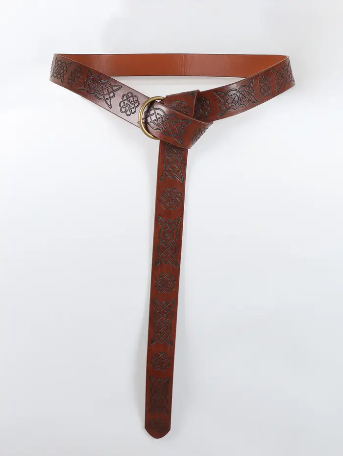 Ceinture celtique en cuir pour hommes